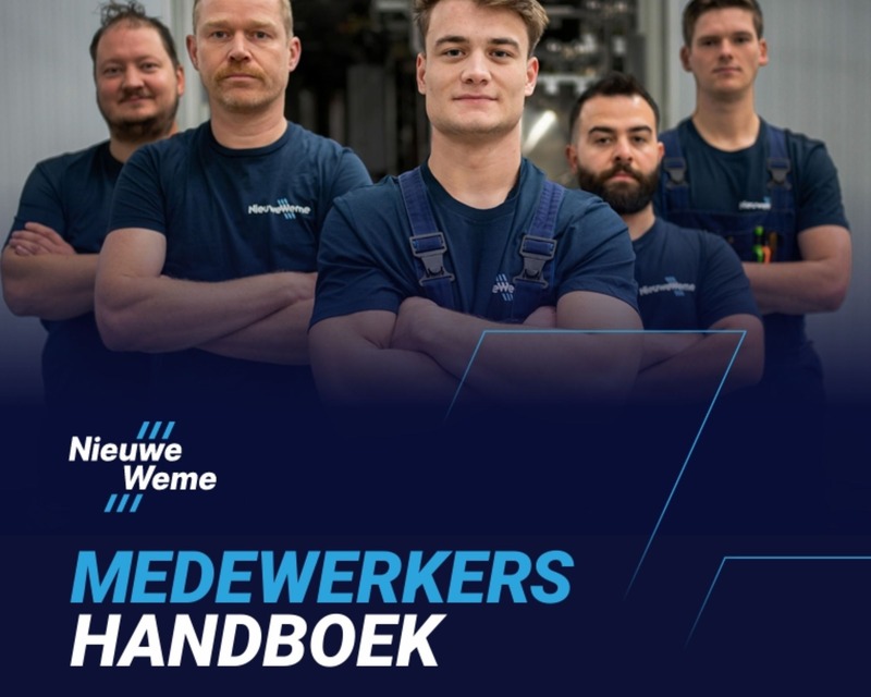 Voorkant medewerkershandboek NieuweWeme